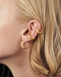 Small Claw Hoop Earrings
