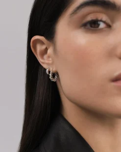 Small Tidal Hoop Earrings