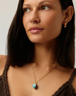 Sphere Gemstone Pendant Necklace