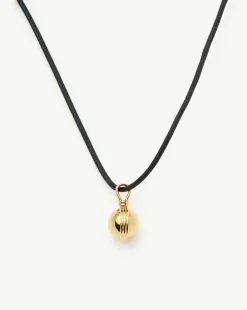 Sphere Pendant Cord Necklace