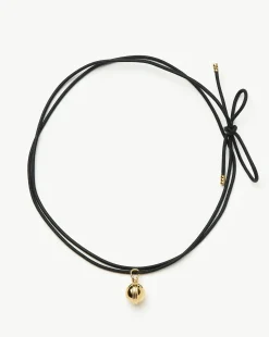 Sphere Pendant Cord Necklace