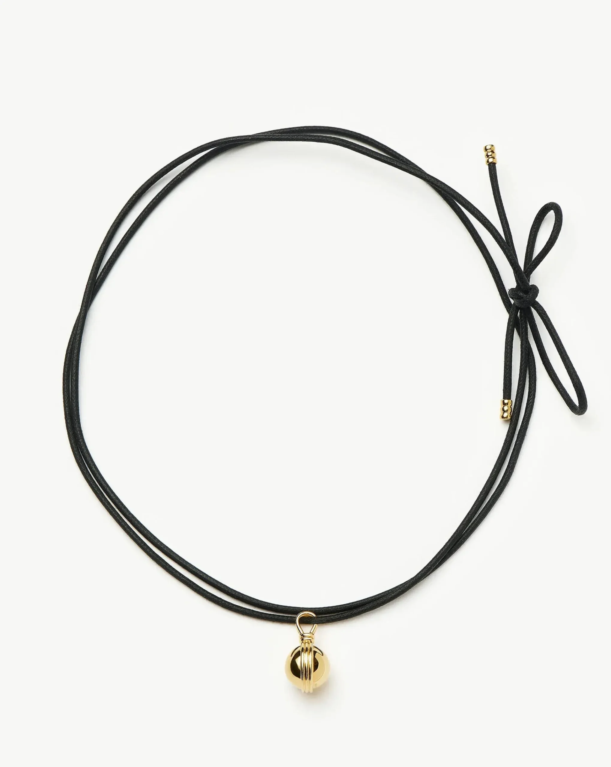 Sphere Pendant Cord Necklace