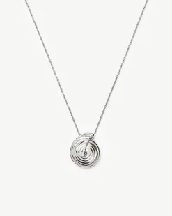 Spiral Large Pendant Necklace