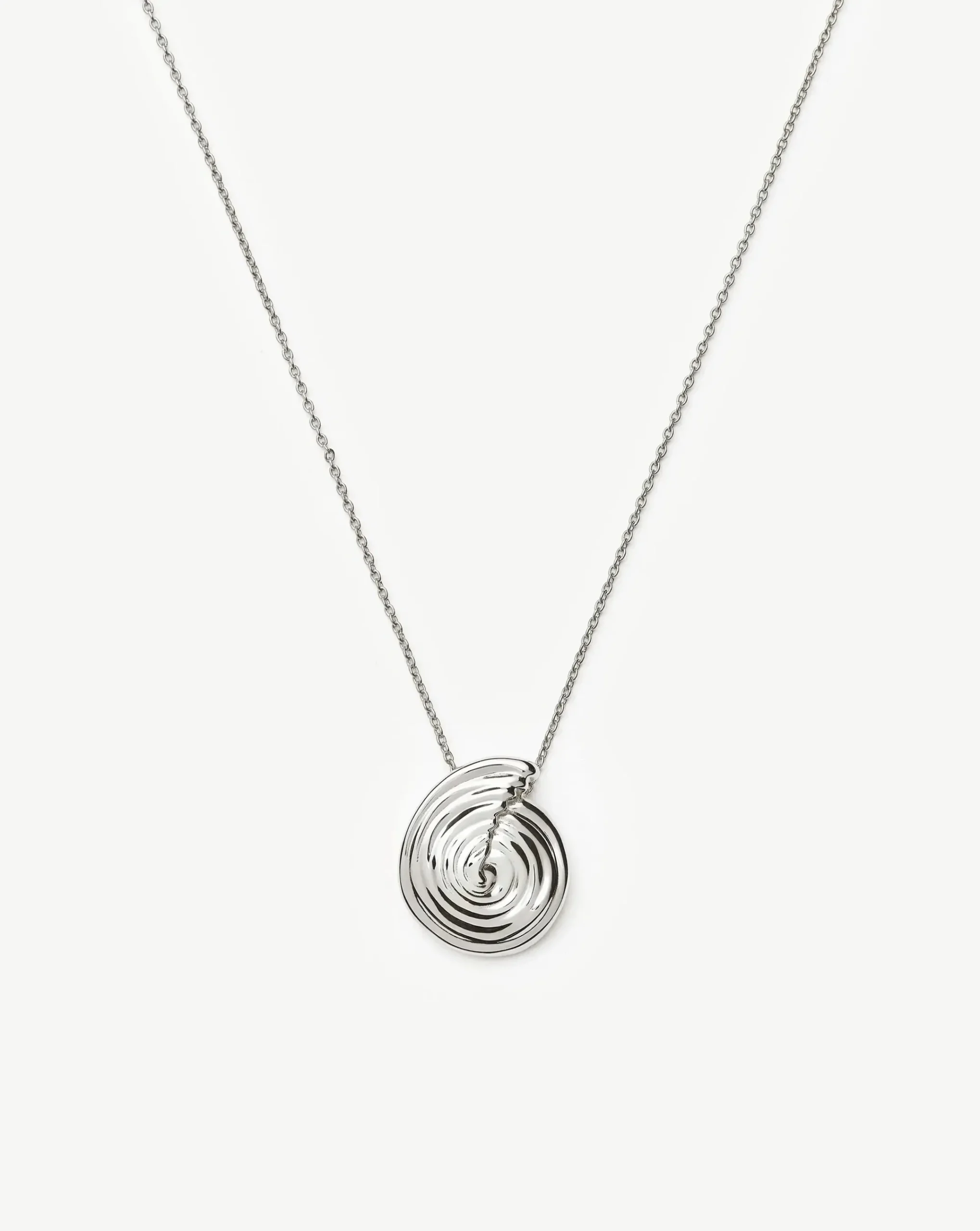 Spiral Large Pendant Necklace