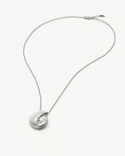 Spiral Large Pendant Necklace