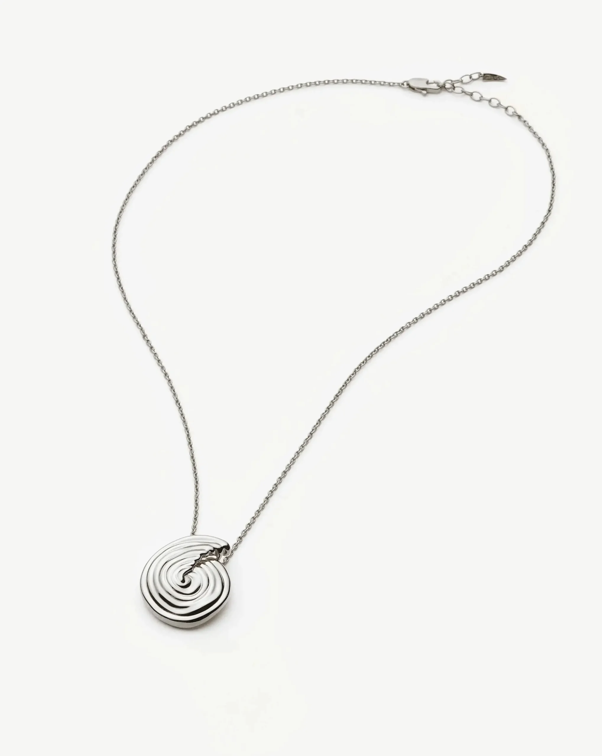 Spiral Large Pendant Necklace