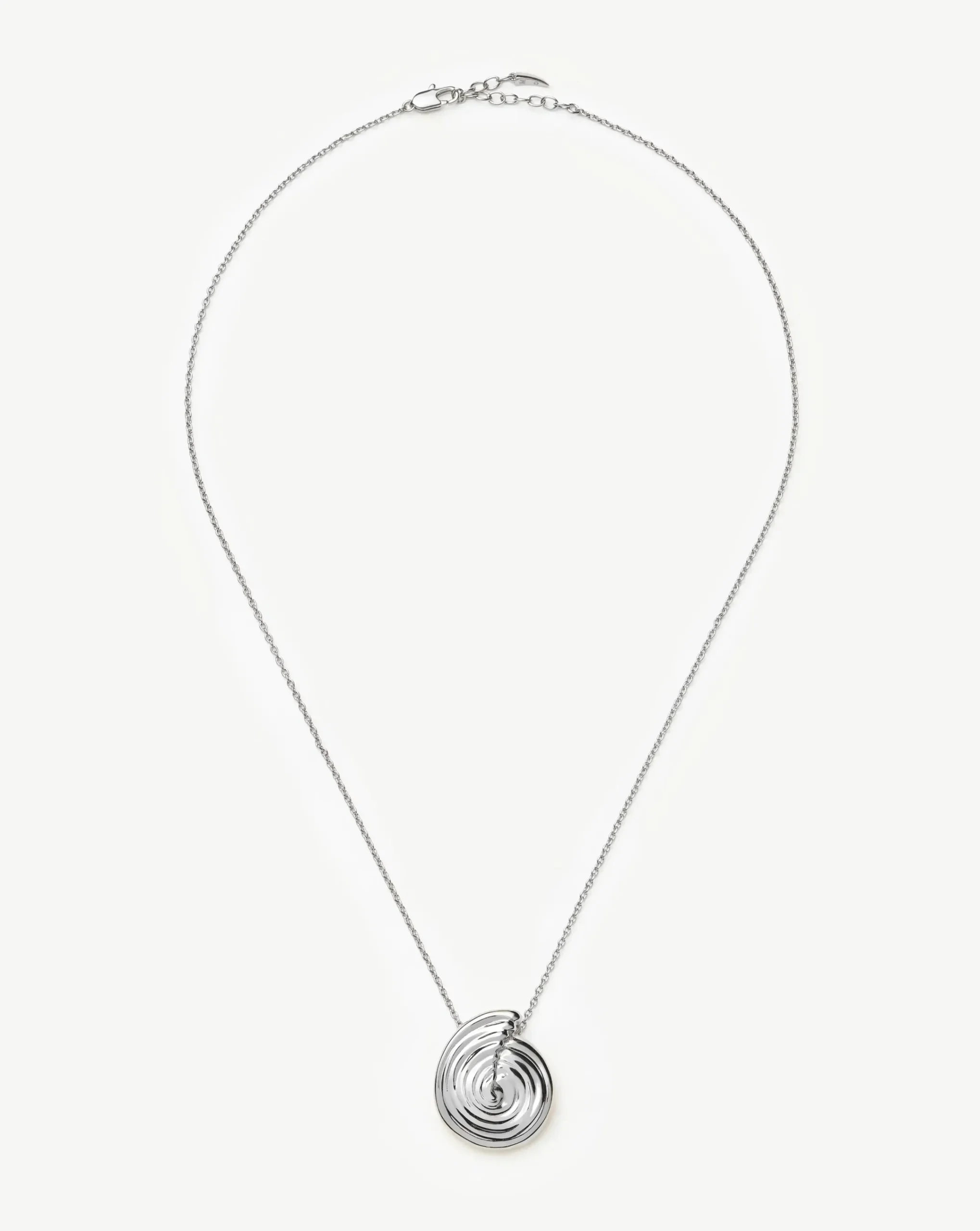 Spiral Large Pendant Necklace