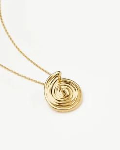 Spiral Large Pendant Necklace