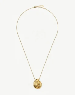 Spiral Large Pendant Necklace