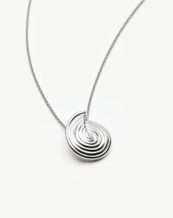 Spiral Mini Pendant Necklace