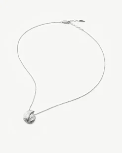 Spiral Mini Pendant Necklace