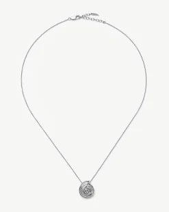 Spiral Mini Pendant Necklace