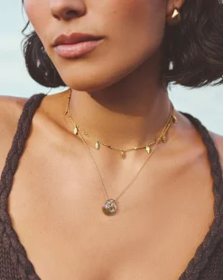 Spiral Mini Pendant Necklace