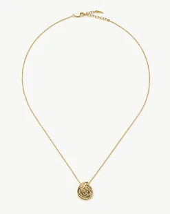 Spiral Mini Pendant Necklace