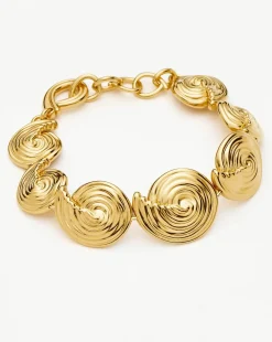 Spiral Statement Chain Bracelet