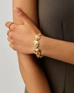 Spiral Statement Chain Bracelet