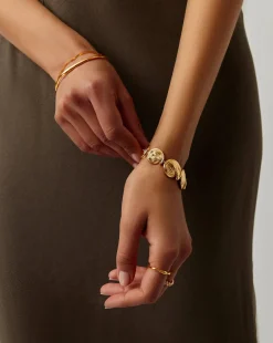 Spiral Statement Chain Bracelet