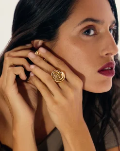 Spiral Statement Ring