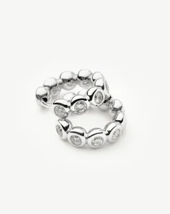 Tennis Small Hoop Earrings