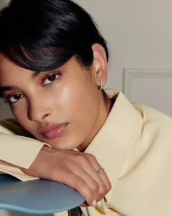Tennis Small Hoop Earrings