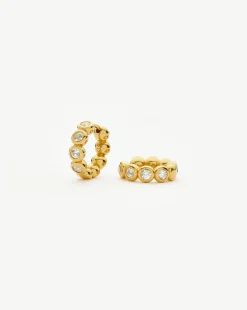 Tennis Small Hoop Earrings
