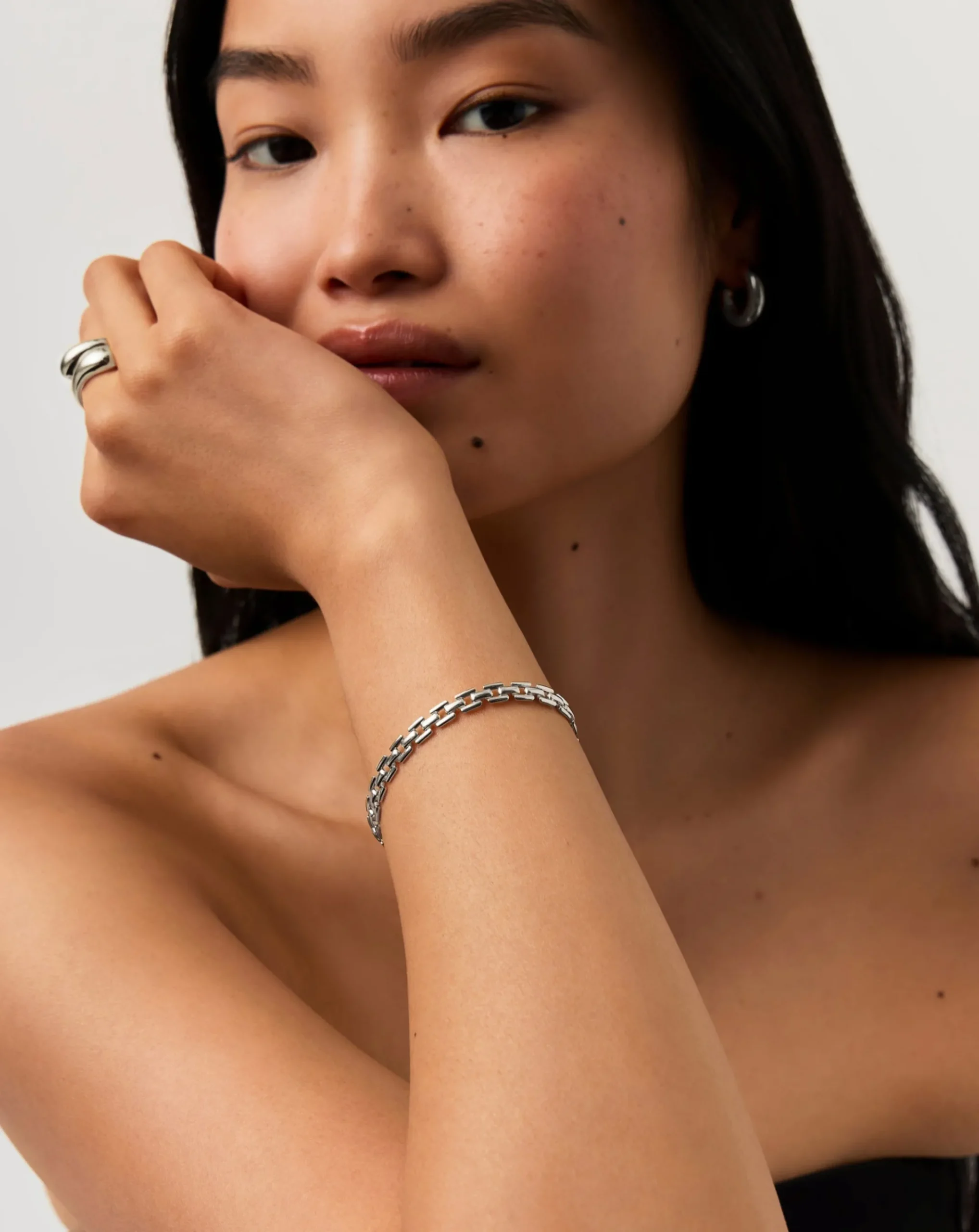 Timepiece Link Chain Bracelet