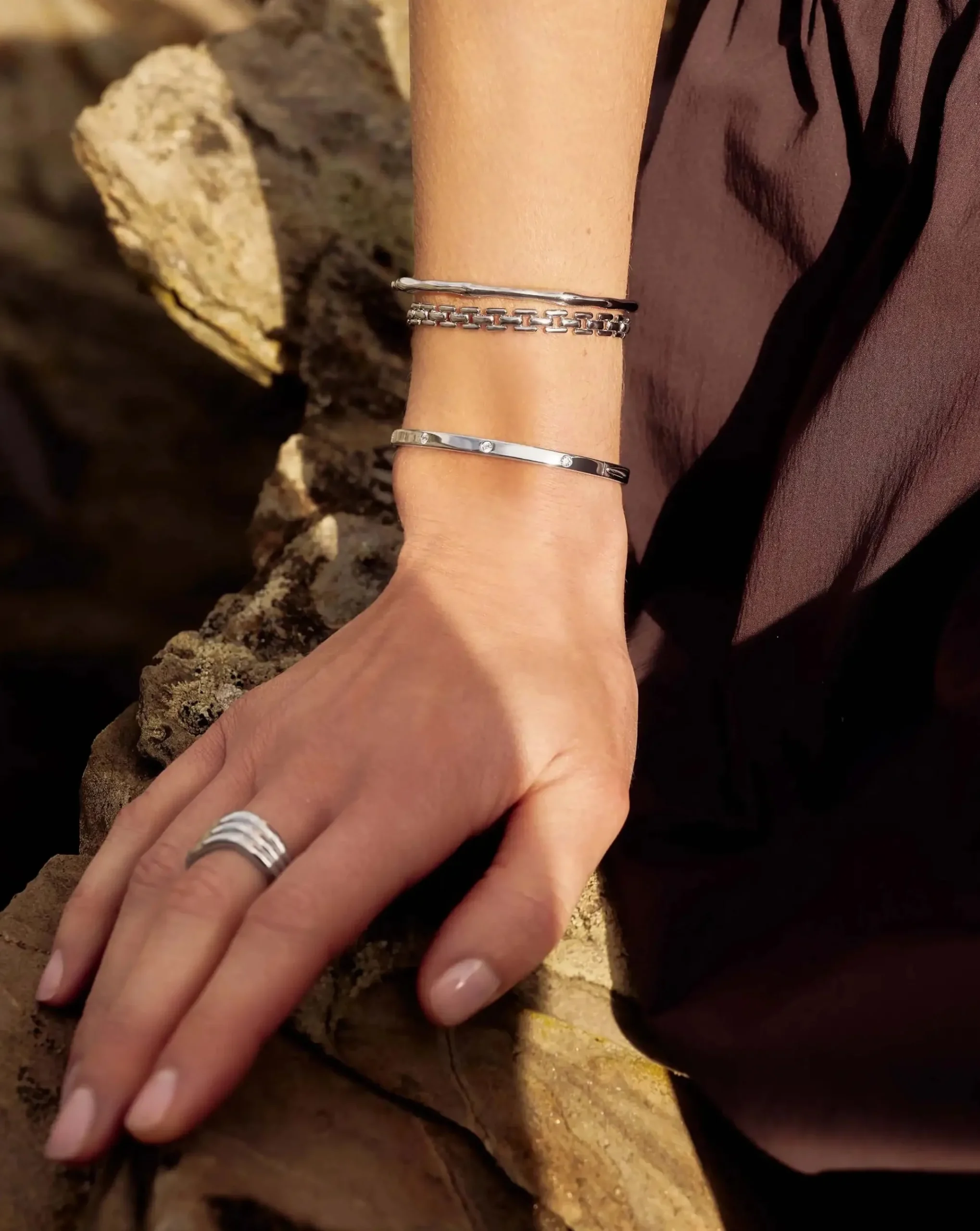 Timepiece Link Chain Bracelet
