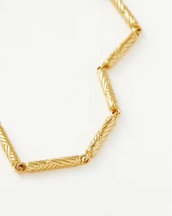 Wavy Ridge Chain Bracelet